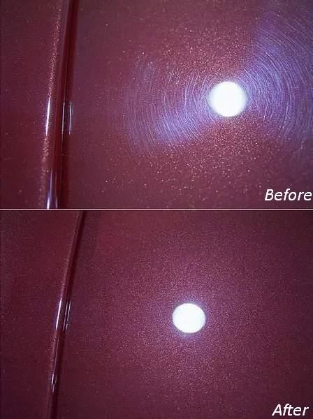 Purple Paint Protection Before & After